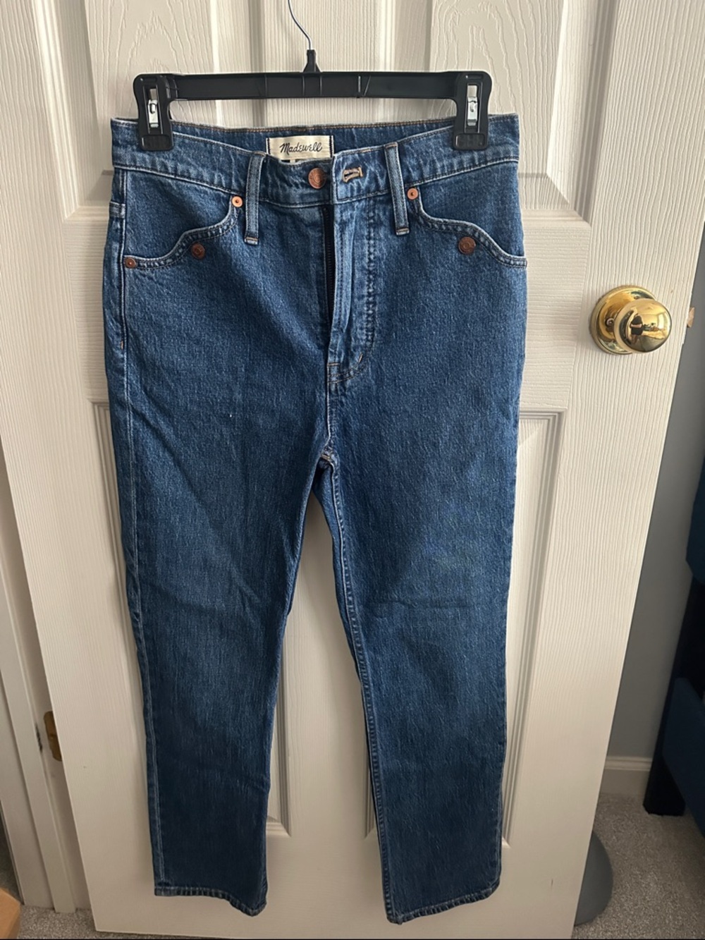 Madewell Perfect Vintage Crop Jean with western pockets